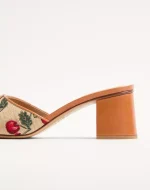 Valentino Vlogo Signature Cherryfic Slide Sandal 60Mm - Image 3